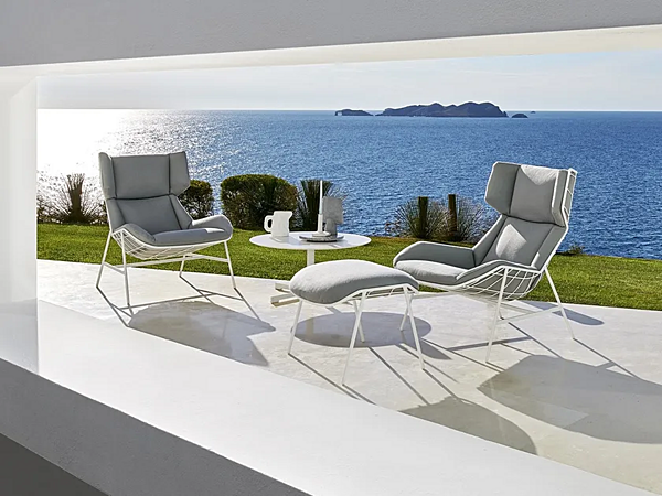 Pouf da giardino rettangolare in tessuto VARASCHIN collezione Summer Set 2428C fabbrica VARASCHIN dall'Italia. Foto №4