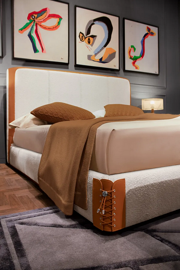 Letto matrimoniale imbottito Clarissa FORMITALIA fabbrica FORMITALIA dall'Italia. Foto №6