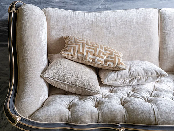 Divano a tre posti in stile classico Savio Firmino 3279 con rivestimento in tessuto 3279DIV fabbrica SAVIO FIRMINO dall'Italia. Foto №4