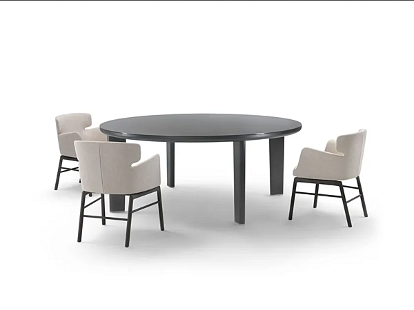 Tavolo da pranzo rotondo in legno FLEXFORM Arnold 02C581, 02C582, 02C583 fabbrica FLEXFORM dall'Italia. Foto №2