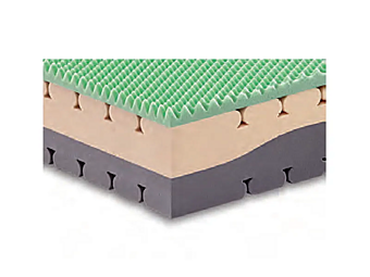 Materasso in materiale sintetico Topazio HRM Gervasoni fabbrica Gervasoni dall'Italia
