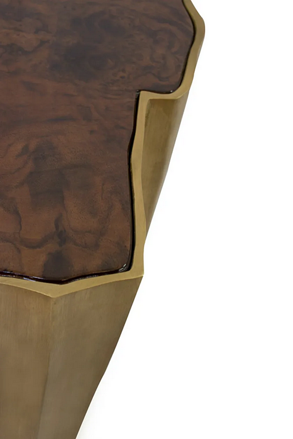 Tavolino da caffè in ottone basso Sequoia BRABBU fabbrica BRABBU dall'Italia. Foto №6
