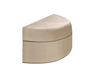 Panchina rotonda in pelle Emozioni Martini Interiors PV01SK fabbrica MARTINI INTERIORS dall'Italia