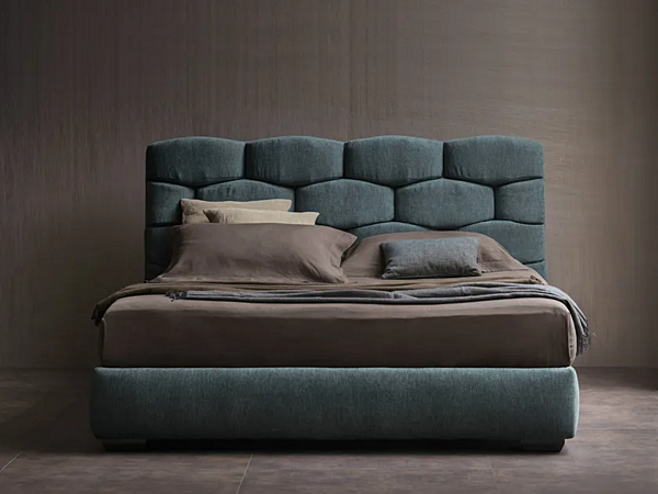 Letto matrimoniale con testata imbottita Flou Majal fabbrica Flou dall'Italia. Foto №2
