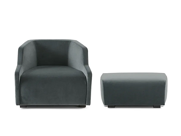 Pouf in tessuto imbottito Gallotti&Radice collezione First fabbrica Gallotti & Radice dall'Italia. Foto №2