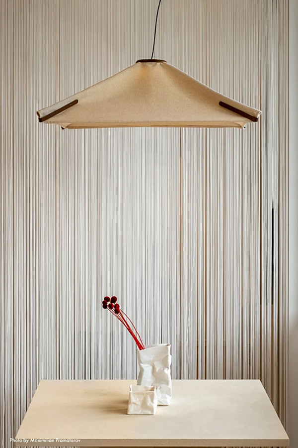 Lampadario in tessuto LED Salina AXOLIGHT fabbrica Axolight dall'Italia. Foto №8