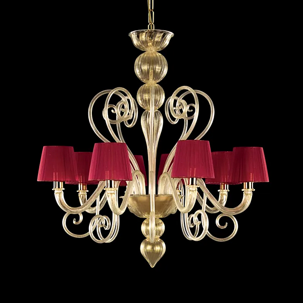 Lampadario in vetro soffiato fatto a mano Gatsby MULTIFORME fabbrica MULTIFORME dall'Italia. Foto №5