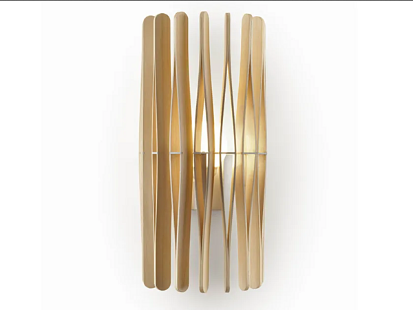 Lampada da parete in legno Fabbian Stick fabbrica Fabbian dall'Italia. Foto №1