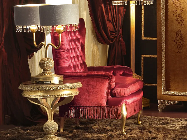 Poltrona con braccioli in tessuto Royal A.R. Arredamenti 737 fabbrica A.R.ARREDAMENTI SRL dall'Italia. Foto №1