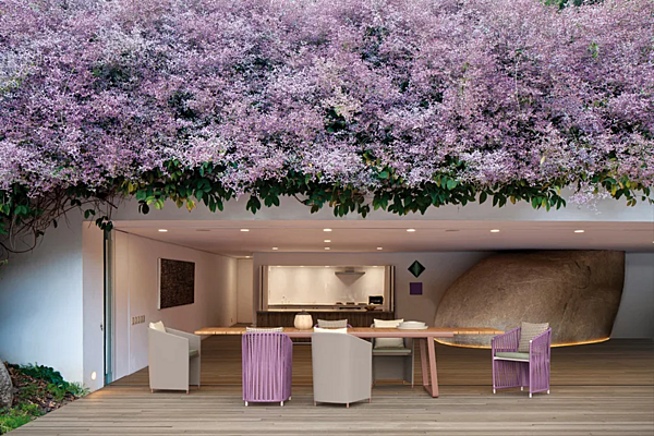 Poltrona da giardino con braccioli in alluminio KETTAL Bitta Lounge fabbrica KETTAL dall'Italia. Foto №5