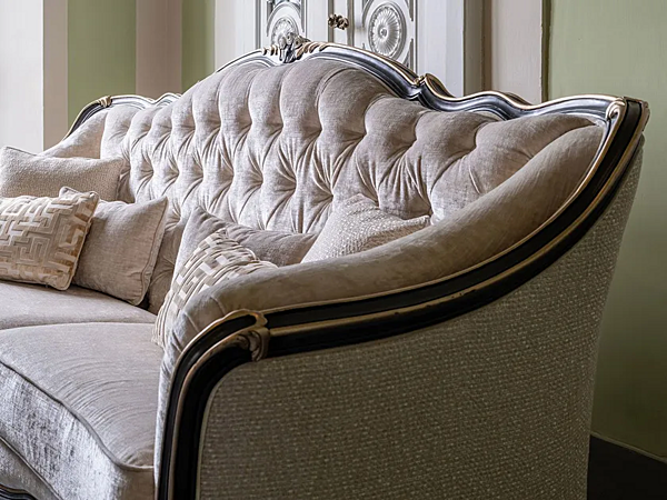 Divano a tre posti in stile classico Savio Firmino 3279 con rivestimento in tessuto 3279DIV fabbrica SAVIO FIRMINO dall'Italia. Foto №3