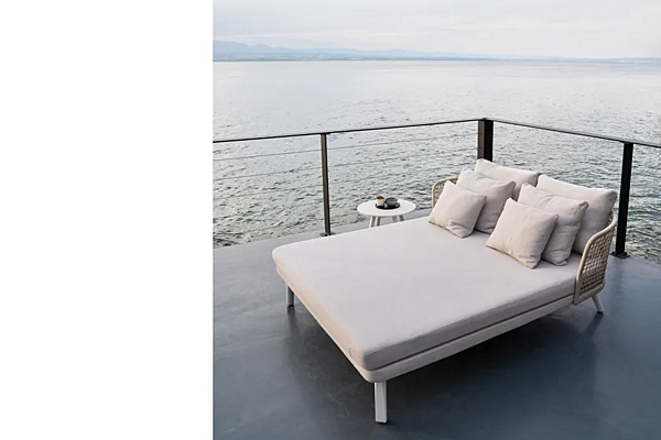 Letto da giardino in tessuto con schienale imbottito VARASCHIN collezione Emma Daybed 23634, 23635 fabbrica VARASCHIN dall'Italia. Foto №6