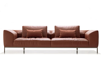 Divano in pelle a tre posti CORTEZARI collezione Diva 703