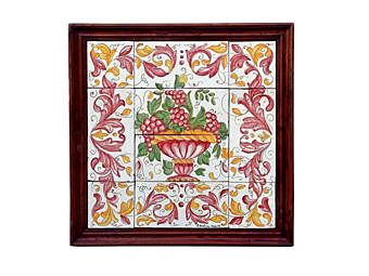 Pannello decorativo in ceramica L_Antica Deruta PN 52 PN/52
