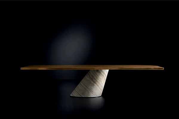 Tavolo rettangolare in legno massello Vero Cono ARTE BROTTO L620, CONO fabbrica Arte Brotto dall'Italia. Foto №4
