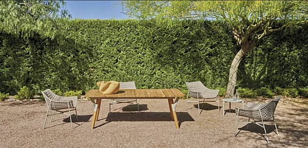 Tavolo da giardino in teak Link VARASCHIN fabbrica VARASCHIN dall'Italia. Foto №8