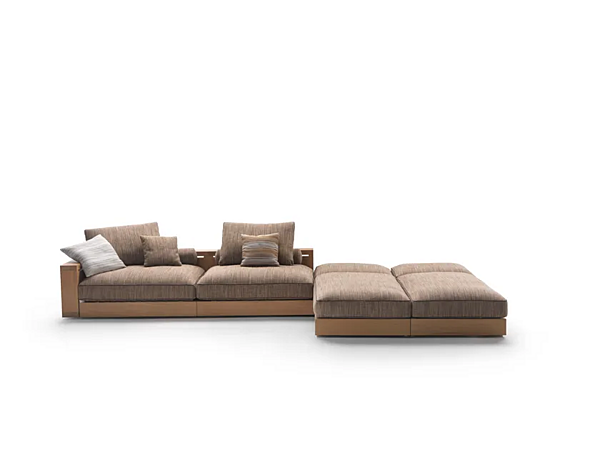 Divano angolare da giardino in tessuto FLEXFORM Hamptons fabbrica FLEXFORM dall'Italia. Foto №4