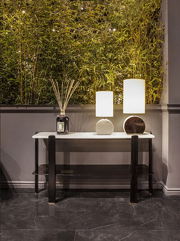 Lampada da tavolo in pelle FORMITALIA Meridian fabbrica FORMITALIA dall'Italia. Foto №5