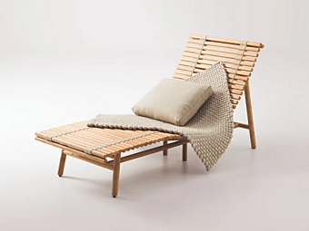 Lettino prendisole in bambù Shibui PAOLA LENTI