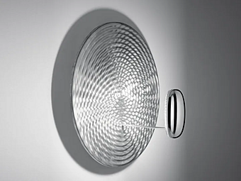 Applique da parete in alluminio pressofuso mini Droplet Artemide 1471W10A, 1471110A fabbrica Artemide dall'Italia