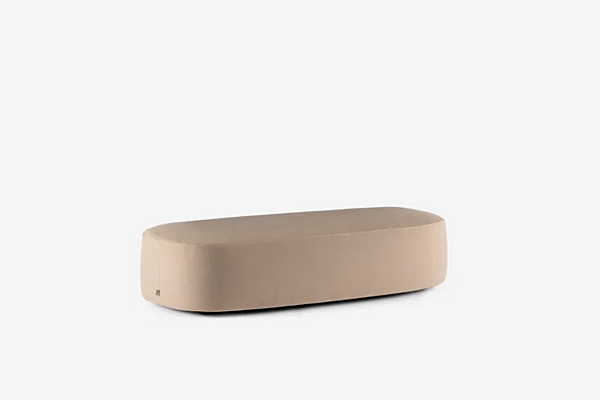 Pouf con rivestimento sfoderabile in tessuto Pierre Flou fabbrica Flou dall'Italia. Foto №2