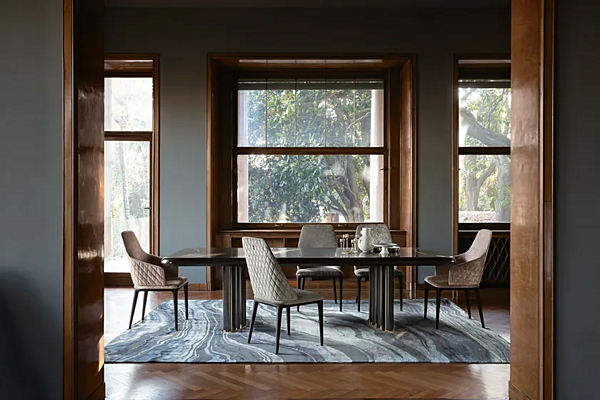Tavolo da pranzo rettangolare in legno Oliver OPERA CONTEMPORARY 46017/28F fabbrica OPERA CONTEMPORARY dall'Italia. Foto №2