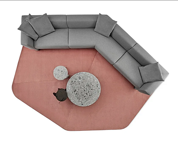 Tappeto in tinta unita Resia in materiale di alta qualità Gallotti&Radice fabbrica Gallotti & Radice dall'Italia. Foto №3