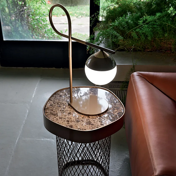 Lampada da tavolo in ferro LED Node CORTEZARI 1491, 1492 fabbrica CORTE ZARI dall'Italia. Foto №7
