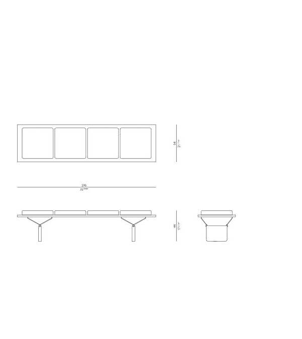 Banquetta ROSSATO RHC-18 fabbrica ROSSATO dall'Italia. Foto №11