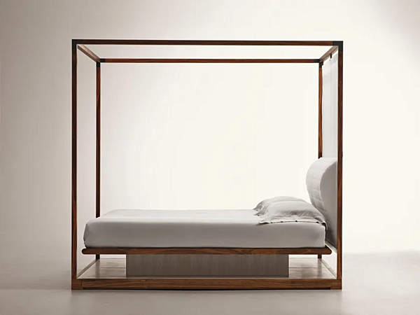 Letto matrimoniale con testiera imbottita GIORGETTI IRA 54270 fabbrica GIORGETTI dall'Italia. Foto №4