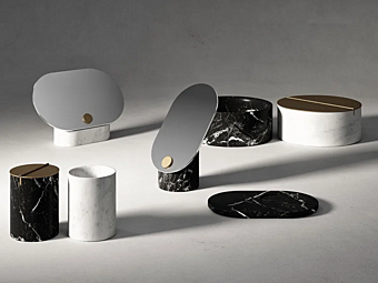 Scatola portaoggetti in marmo AGAPE Costellazione fabbrica Agape dall'Italia