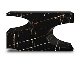 Tavolo console rettangolare in legno BRABBU collezione Bryce II