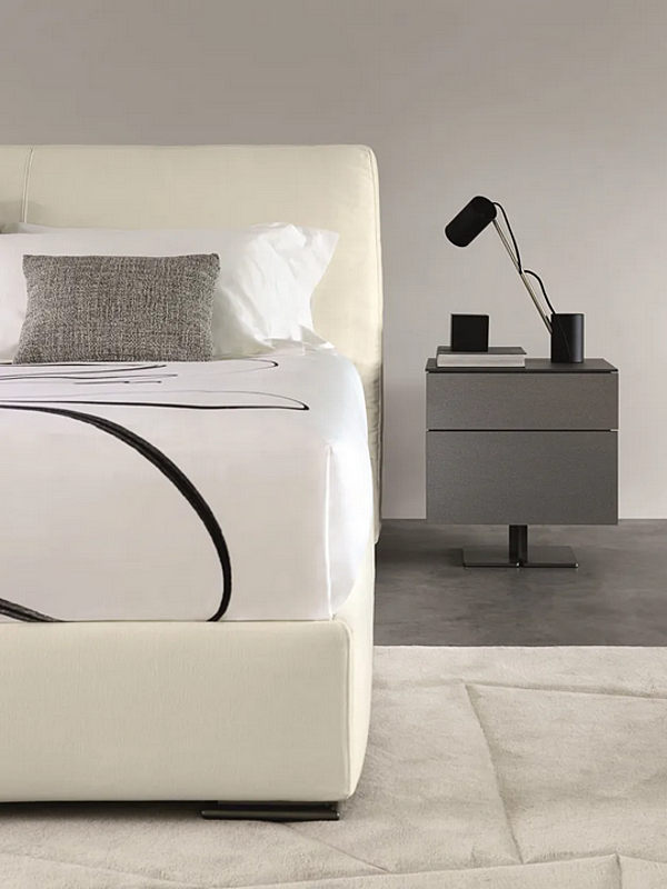 Letto matrimoniale con testiera imbottita Flou MyPlace fabbrica Flou dall'Italia. Foto №12