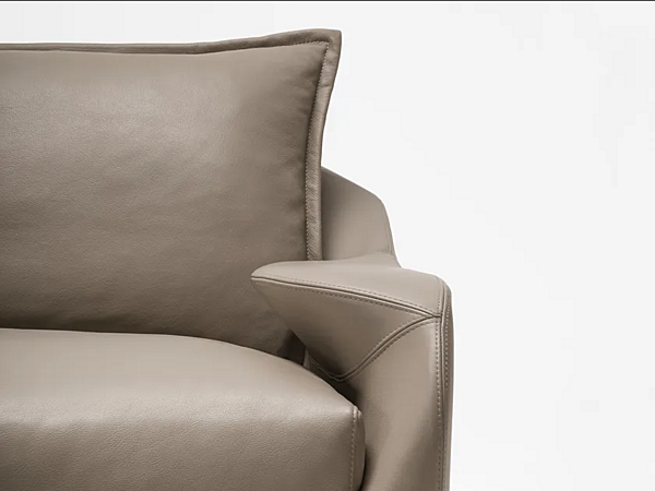 Poltrona in pelle con braccioli Martini GIORGETTI 69880 fabbrica GIORGETTI dall'Italia. Foto №2