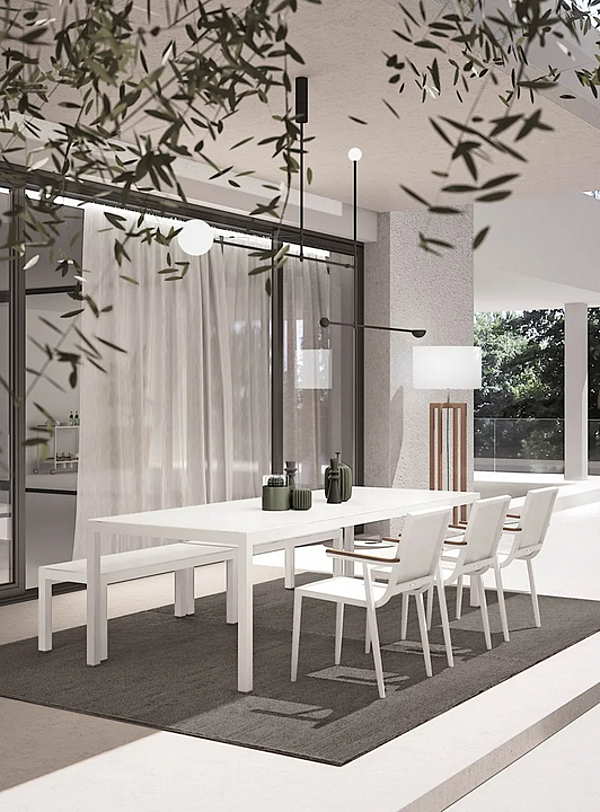Panchina da giardino in alluminio Flair Atmosphera FA.PN2 fabbrica ATMOSPHERA dall'Italia. Foto №4