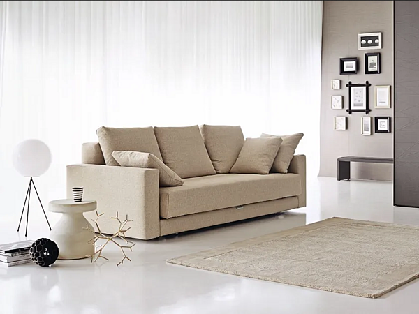 Divano letto con copertura sfoderabile in tessuto Flou Piazzaduomo fabbrica Flou dall'Italia. Foto №7