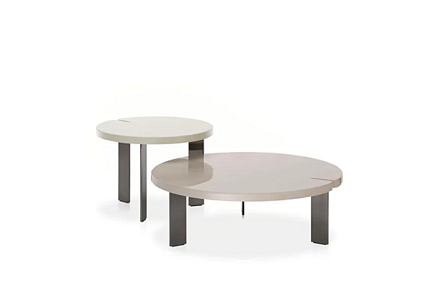 Tavolino da caffè rotondo in legno Butter Saba fabbrica SABA dall'Italia. Foto №2