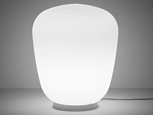 Lampada da tavolo in vetro Fabbian collezione Lumi Baka fabbrica Fabbian dall'Italia. Foto №1