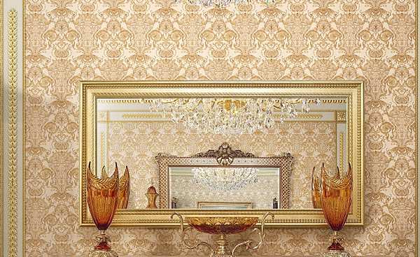 Set: specchio in finitura oro con consolle Modenese Gastone fabbrica MODENESE GASTONE dall'Italia. Foto №2