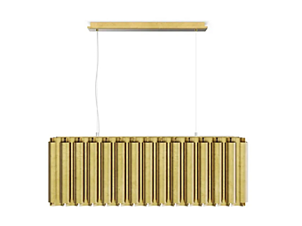 Lampada a sospensione in ottone Aurum I BRABBU