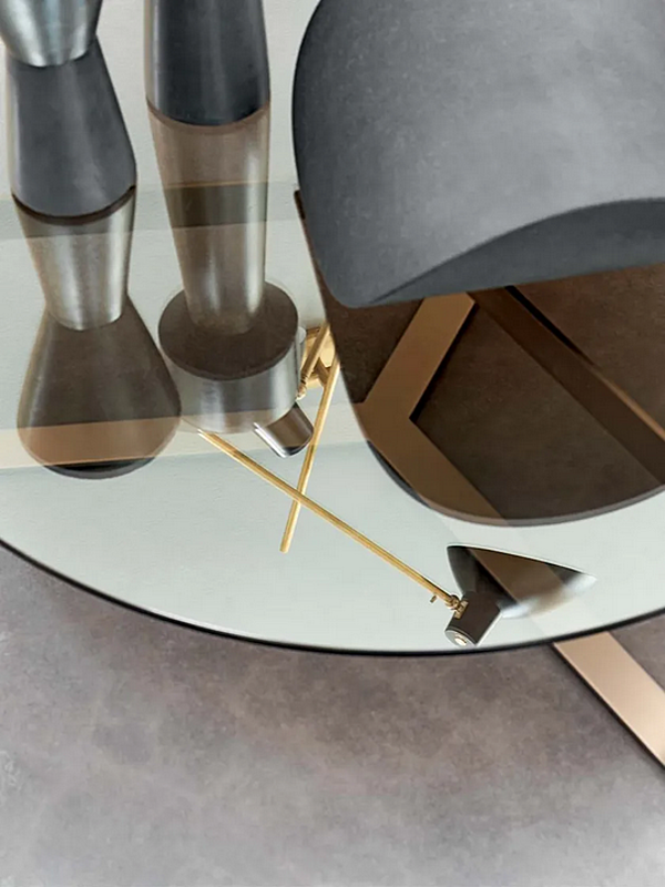 Tavolino da caffè rotondo in legno Yari Flou fabbrica Flou dall'Italia. Foto №7