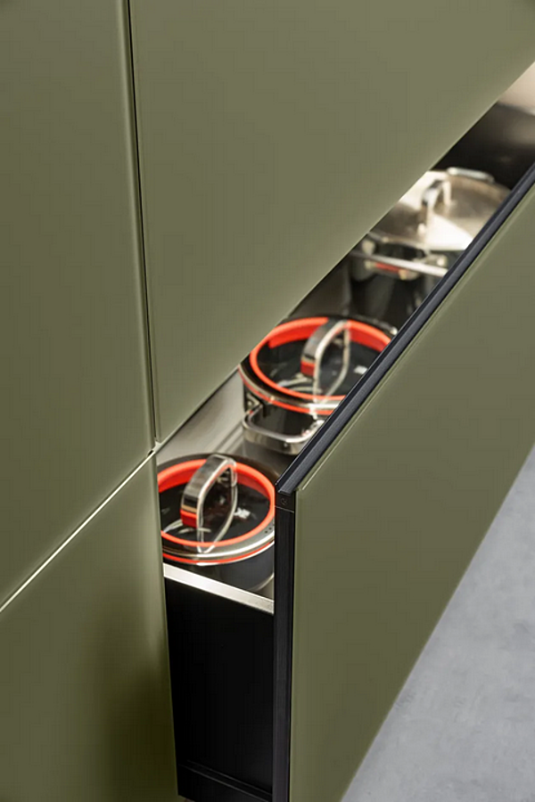 Cucina su misura in vetro Artematica Vitrum con nuova Logica VALCUCINE fabbrica VALCUCINE dall'Italia. Foto №5