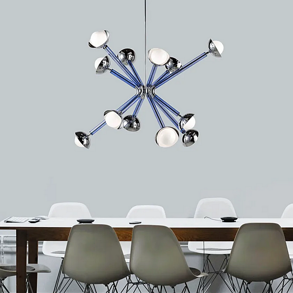 Lampada a sospensione in vetro soffiato artigianale Stimma 12 MULTIFORME SS8999-12 fabbrica MULTIFORME dall'Italia. Foto №5