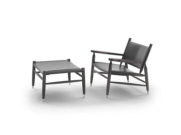 Poltrona con braccioli in pelle conciata Tessa FLEXFORM fabbrica FLEXFORM dall'Italia. Foto №5