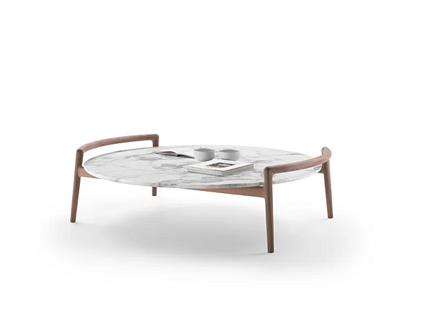 Tavolino da caffè rotondo in legno Ascanio FLEXFORM fabbrica FLEXFORM dall'Italia. Foto №2