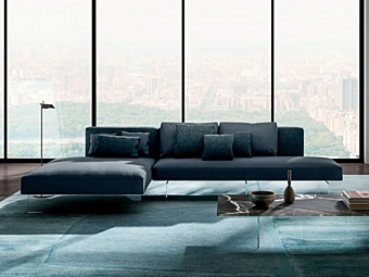 Divano modulare con chaise longue AIR LAGO 0819