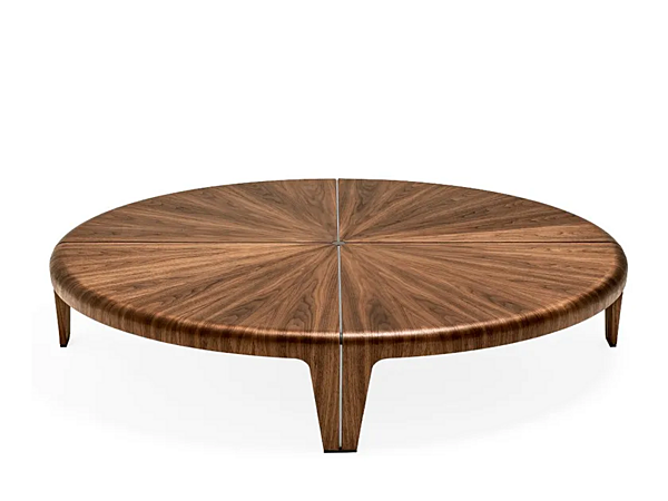 Tavolino da caffè rotondo in legno GIORGETTI ROUND 66550, 66551 fabbrica GIORGETTI dall'Italia. Foto №1