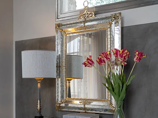 Specchio rettangolare da parete con cornice Savio Firmino 0668 fabbrica SAVIO FIRMINO dall'Italia. Foto №3