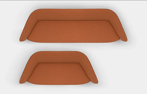 Диван с мягкой спинкой из ткани Sunbrella Kristalia TUILE fabbrica Kristalia dall'Italia. Foto №10