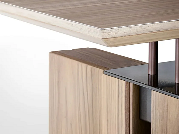 Tavolo rettangolare in noce GIORGETTI G-Code 71215, 71216 fabbrica GIORGETTI dall'Italia. Foto №5